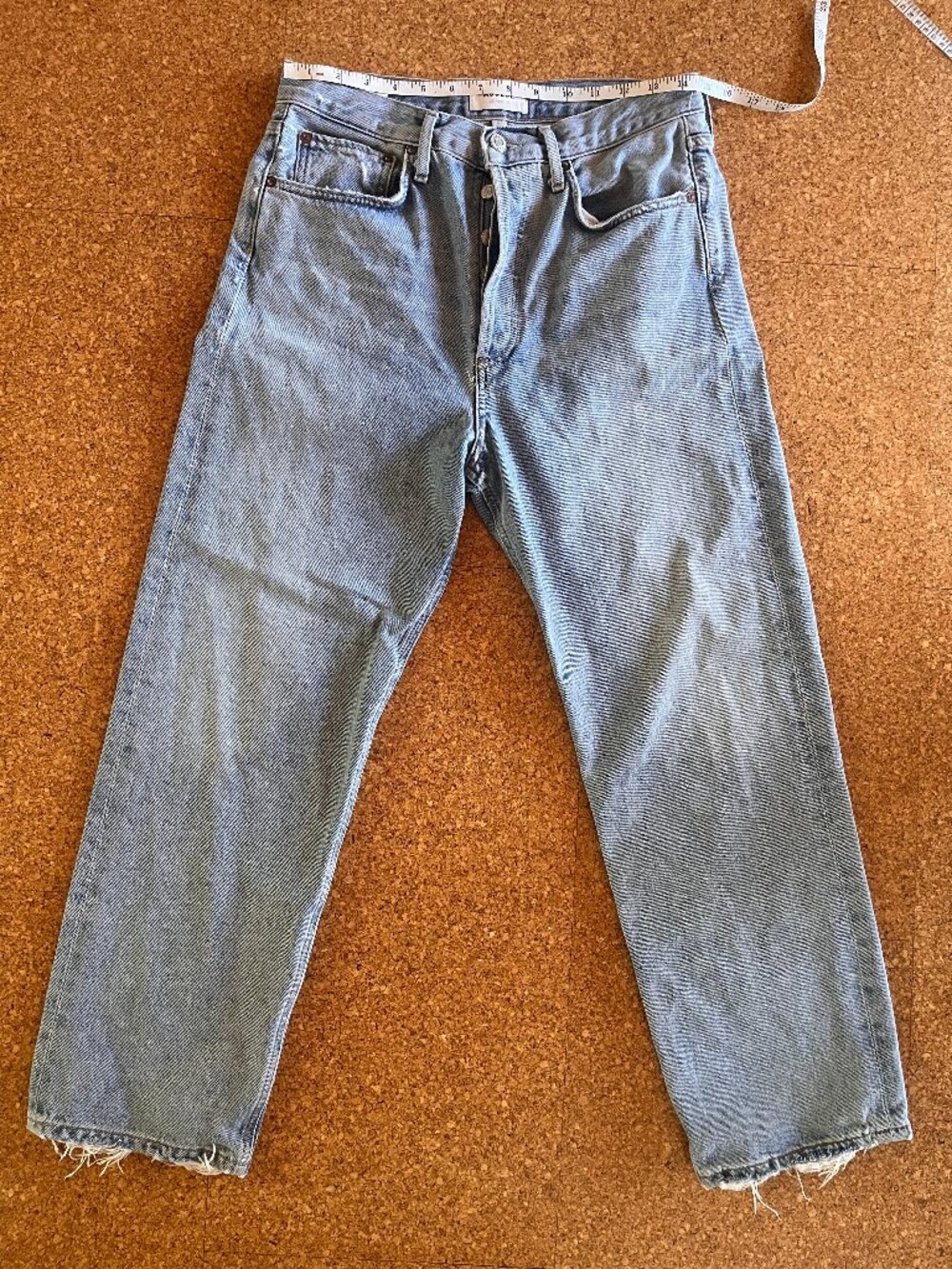 AGOLDE 90s Crop Mid-Rise Straight Jeans